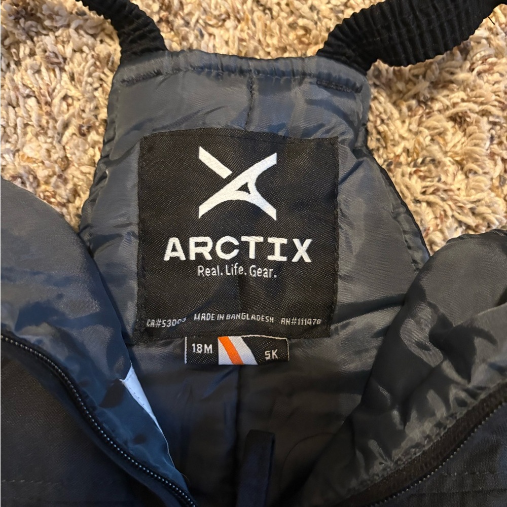 Arctix Kids' Charcoal Puffer Jacket - 18M
